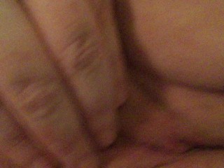 Brutal vagina Masturbation w/ the BRISTLES of a round hairbrush & Tied Clit