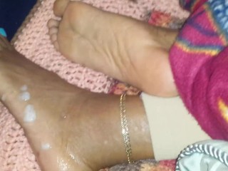 friends mom sleep footjob 2