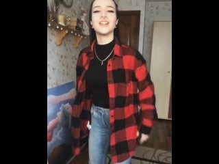 Teen girls tik tok